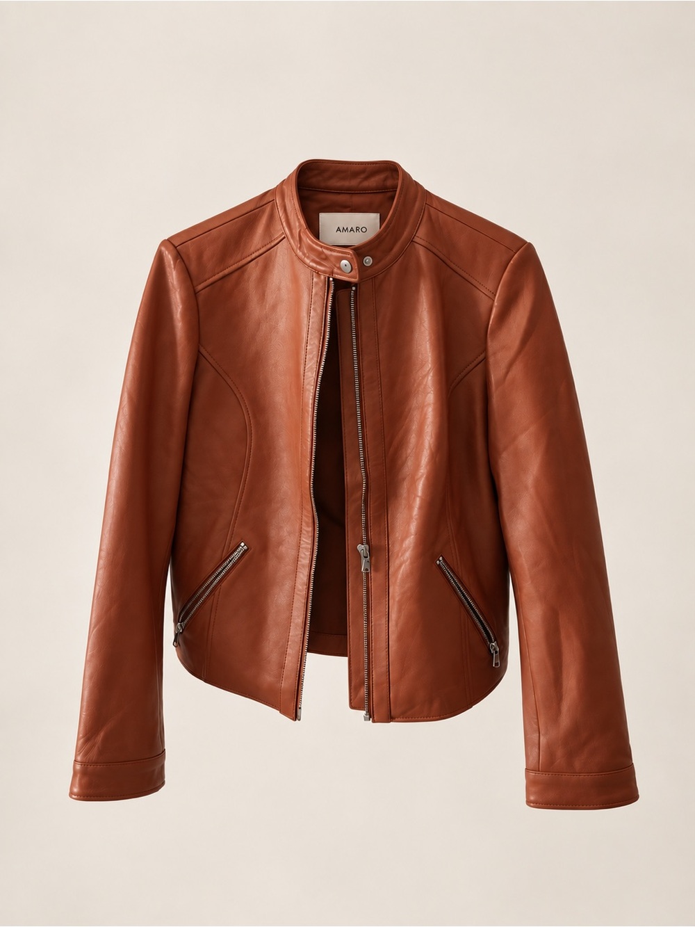 Women's Brown genuine Leather Jacket